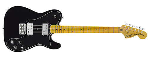 Vintage Modified Telecaster Deluxe Black Squier by FENDER