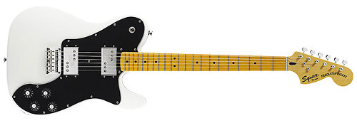 Vintage Modified Telecaster Deluxe Olympic White Squier by FENDER