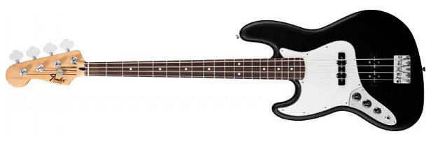 Standard Jazz Bass Left-Handed Black Fender
