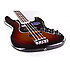 American Deluxe Jazz Bass Rosewood 3 Color Sunburst Fender