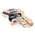 American Deluxe Jazz Bass V Ash Maple White Blonde Fender