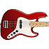 American Standard Jazz Bass Maple Mystic Red Fender