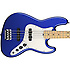 American Standard Jazz Bass Maple Mystic Blue Fender