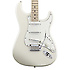 Deluxe Stratocaster Maple Pearl White Metallic Squier by FENDER