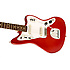 Vintage Modified Jaguar Candy Apple Red Squier by FENDER