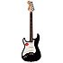 Standard Strat Left Handed Black Metallic Squier by FENDER