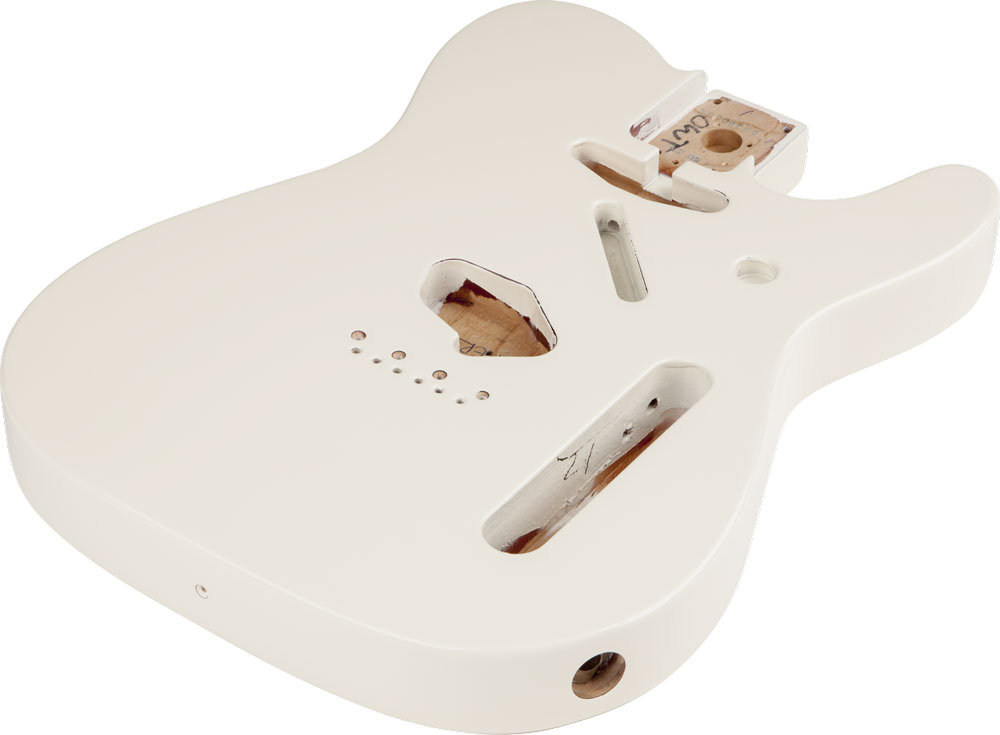 white telecaster body