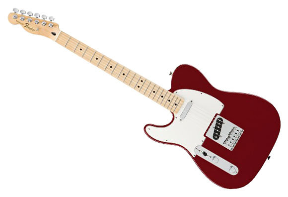Fender Standard Telecaster Left-Handed Maple Candy Apple Red