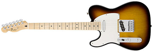 Fender Standard Telecaster Left-Handed Maple Brown Sunburst