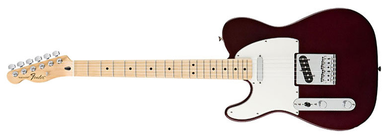 Standard Telecaster Left-Handed Maple Midnight Wine Fender