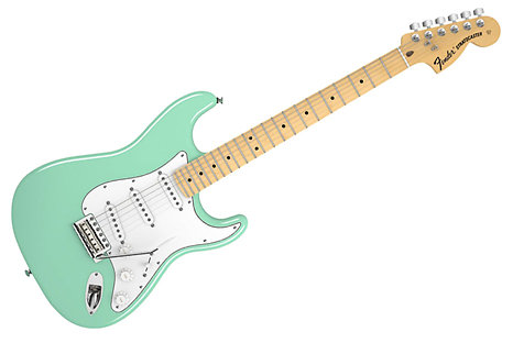 American Special Stratocaster Maple Surf Green Fender