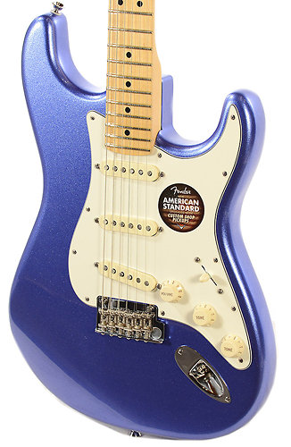 American Standard Stratocaster Maple Ocean Blue Metallic Fender