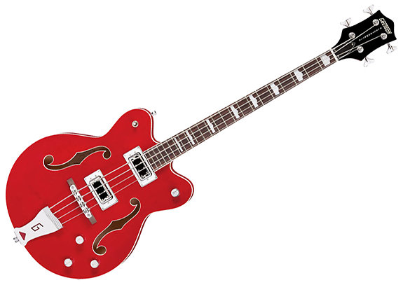 Gretsch Guitars G5442BDC Electromatic Hollow Body Transparent Red