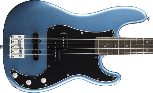 Vintage Modified Precision Bass PJ Lake Placid Blue Squier by FENDER