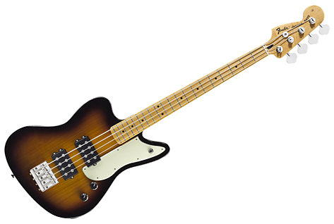 Fender Pawn Shop Reverse Jaguar Bass 2 Tons Sunburst
