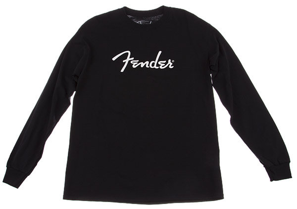 Fender Long-Sleeve Logo T-Shirt Black M Fender