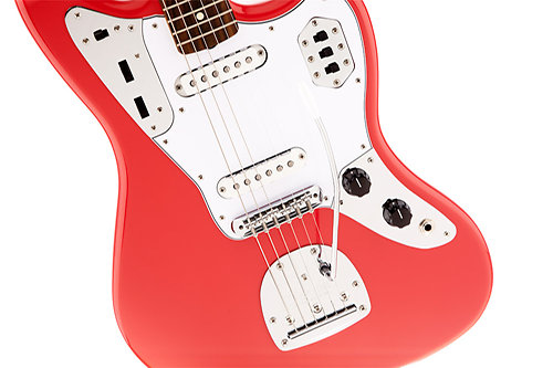 60s Jaguar Lacquer Fiesta Red Fender