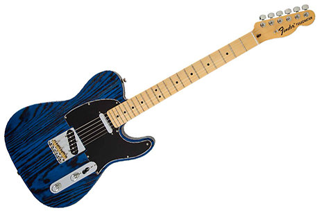 Fender Limited Edition Sandblasted Telecaster Sapphire Blue Transparent