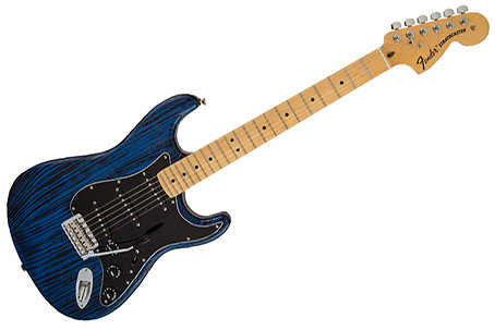 Fender Limited Edition Sandblasted Stratocaster Sapphire Blue Transparent