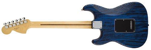 Limited Edition Sandblasted Stratocaster Sapphire Blue Transparent Fender