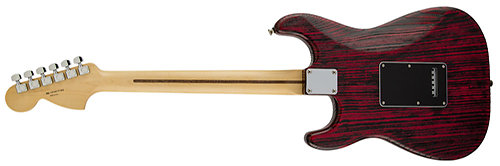 Limited Edition Sandblasted Stratocaster Crimson Red Transparent Fender
