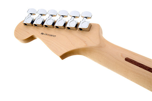 American Standard Strat HSS Shawbucker Black Fender