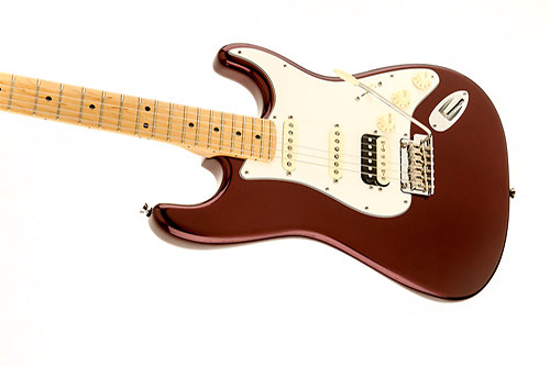 American Standard Strat HSS Shawbucker Bordeaux Metallic Fender