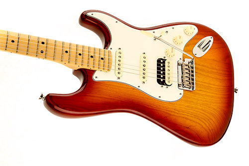 American Standard Strat HSS Shawbucker Maple Sienna Sunburst Fender