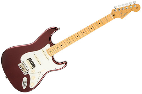 Fender American Standard Strat HSS Shawbucker Maple Bordeaux Metallic