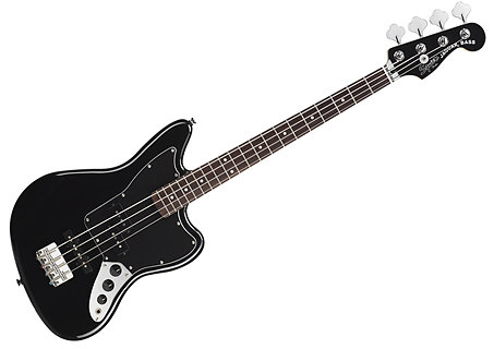 Vintage Modified Jaguar Bass Special Short Scale Black Squier by FENDER
