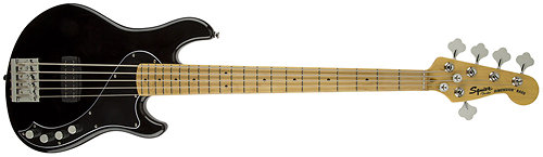 Squier by FENDER Squier Deluxe Dimension Bass V Maple Black