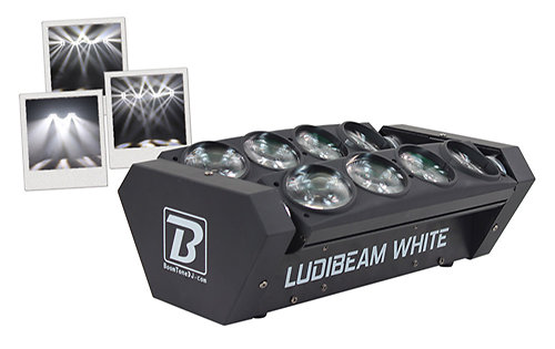 Ludibeam White BoomTone DJ