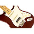 American Standard Strat HSS Shawbucker Bordeaux Metallic Fender