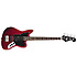 Vintage Modified Jaguar Bass Special Short Scale Candy Apple Red Squier by FENDER