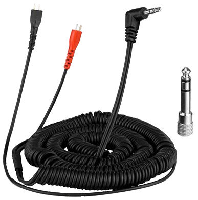 Zomo CRD35 Câble Spirale Deluxe HD25 3,5 M Rouge - Accessoire Casque Sennheiser Premium