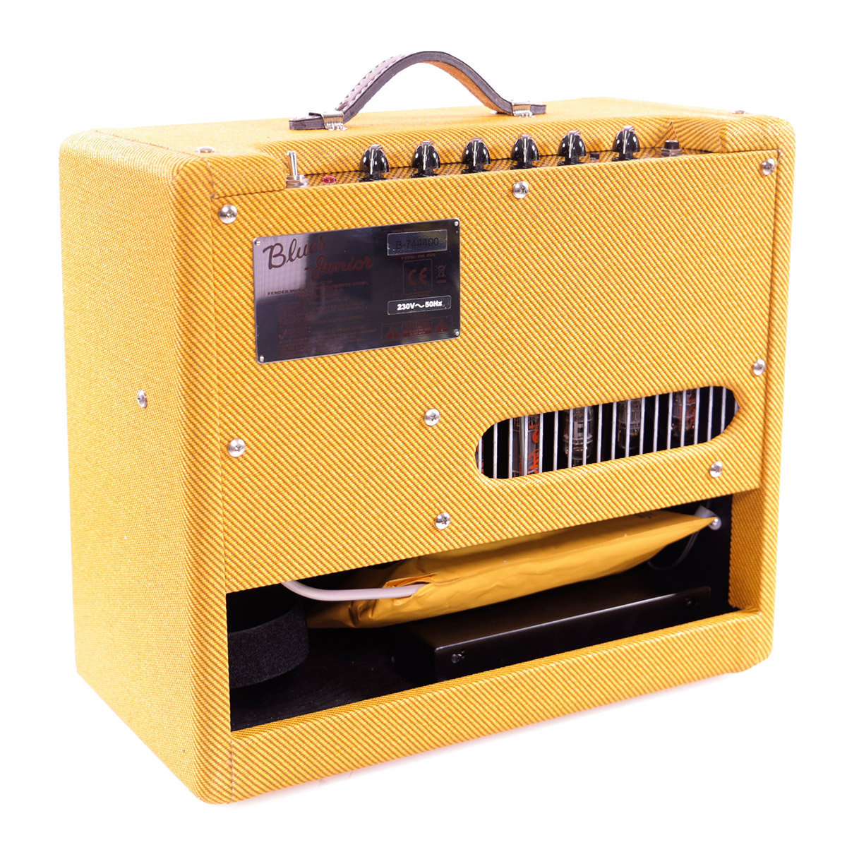 Fender Blues Junior Lacquered Tweed Combo Guitare Electrique