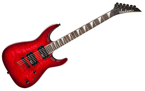 JS32TQ Dinky Arch Top Quilted Maple Trans Red Jackson