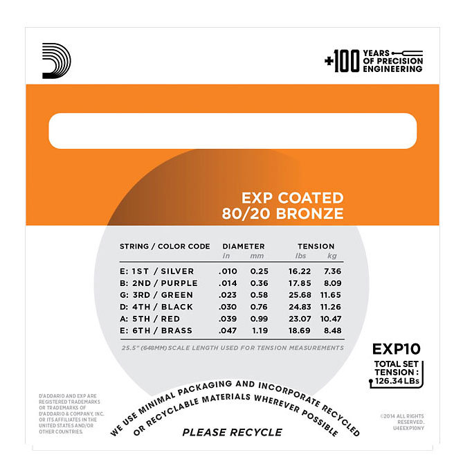 EXP10 NY Steel 10/47 Extra Light D'Addario