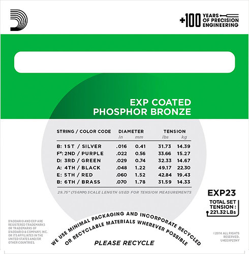 EXP23 NY Steel 16/70 Bariton D'Addario