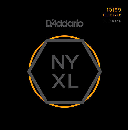 D'Addario NYXL1059 10/59 Regular Light 7 cordes