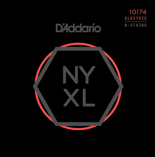 D'Addario NYXL1074 10/74 Light Top / Heavy Bottom 8 cordes