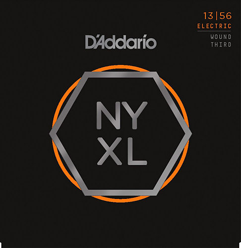D'Addario NYXL1356W 13/56 Jazz Medium Wound Third