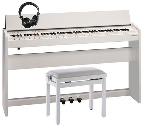 F-140R WH Bundle : Piano with Stand Roland -  - en