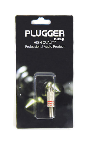 Plugger Connecteur RCA Mâle Rouge