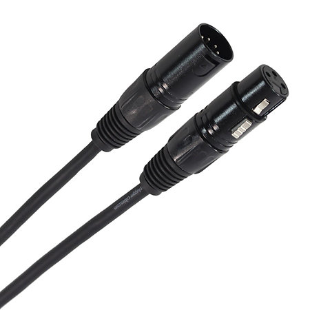 Câble DMX XLR Femelle 3b - XLR Mâle 5b 0m30 Easy Plugger