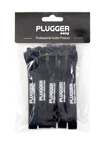 Plugger Attaches câbles Noir Pack de 10