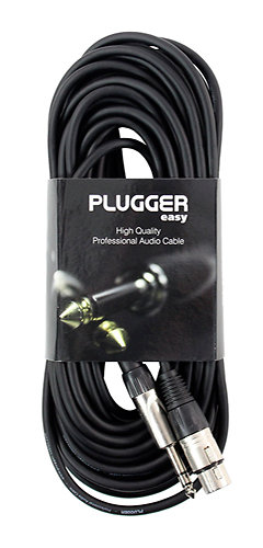 Plugger Câble XLR femelle 3b - Jack mâle stéréo 15m Easy