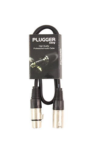 Plugger Câble XLR Femelle 3b - XLR Mâle 3b 0.60m Easy