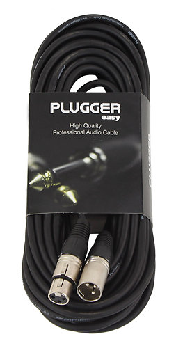 Plugger Câble XLR Femelle 3b - XLR Mâle 3b 15m Easy
