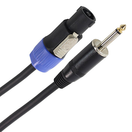 Plugger Câble HP 2 x 1.5mm² Jack Mâle - Speakon Mâle 10m Easy